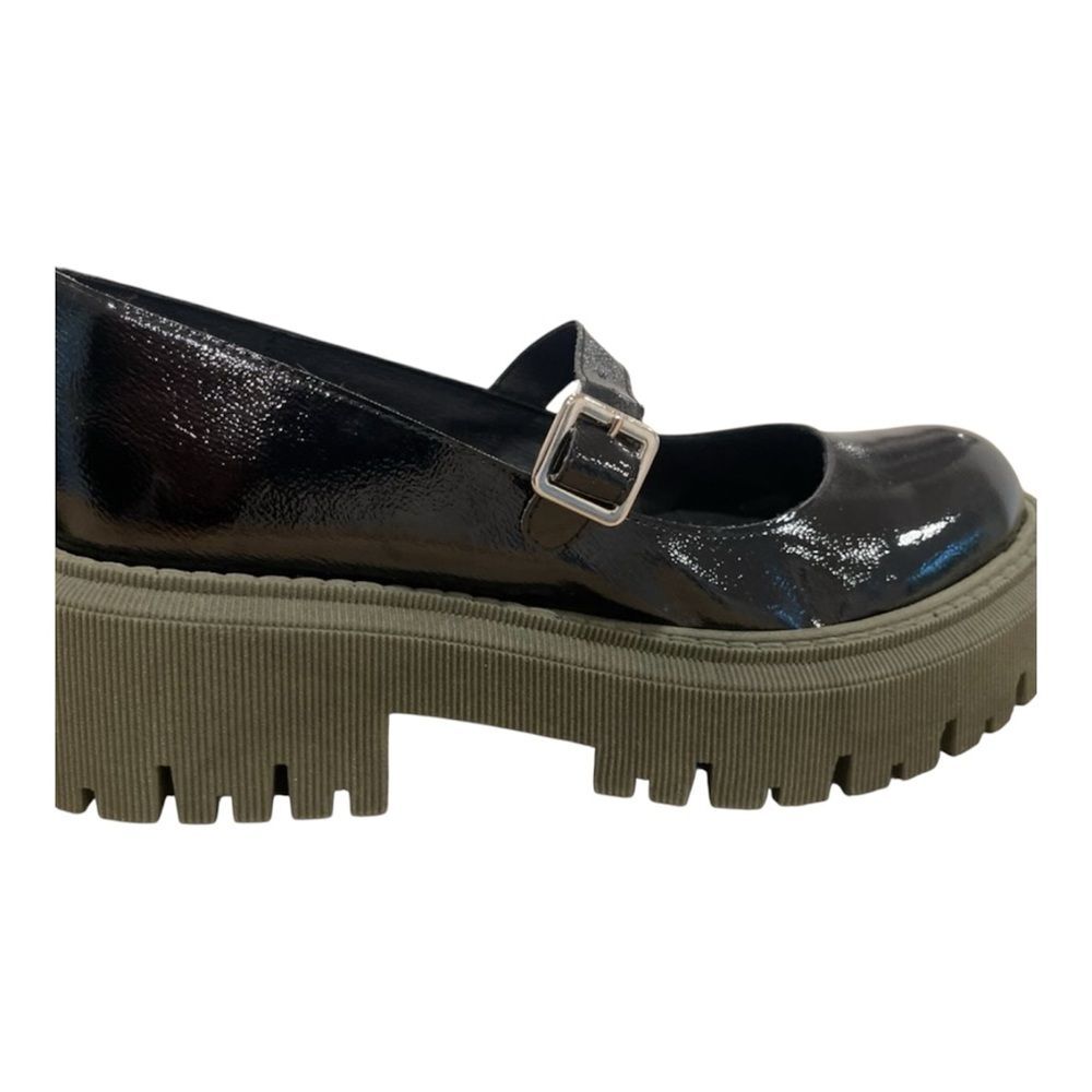 Free People Malika Patent Leather Mary Jane Chunky Platform Heel SZ 7 NWOB - Picture 8 of 12